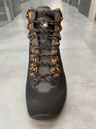 Черевики чоловічі трекінгові Lowa Camino GTX 41 р, Чорний/Помаранчевий (Black/Orange), високі похідні черевики - зображення 2