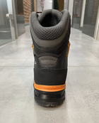 Черевики чоловічі трекінгові Lowa Camino GTX 41 р, Чорний/Помаранчевий (Black/Orange), високі похідні черевики - зображення 4