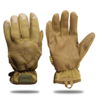 Перчатки тактические с пальцами Mechanix wear 9025_L_Beige - изображение 1