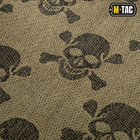 Арафатка зсу шемаг 100% бавовна, тактичний шарф-хустка куфія з черепами M-TAC Pirate Skull оливка/чорний, 40903001 - зображення 3