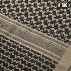 Шарф шемаг арафатка бавовна чоловіча, тактична арабська шийна хустка куфія М-Тас Coyote/Black, 40902005 - зображення 3