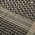 Шарф шемаг арафатка бавовна чоловіча, тактична арабська шийна хустка куфія М-Тас Coyote/Black, 40902005 - зображення 6