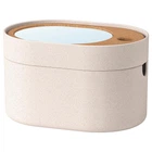 Коробка із дзеркальною кришкою IKEA САКСБОРГА, пластик пробка, 24x17 см, 803.918.82
