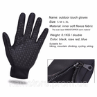 Тактические перчатки зимние спортивные сенсорные Windstopper S Black - изображение 4
