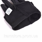 Тактические перчатки зимние спортивные сенсорные Windstopper S Black - изображение 5