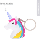 Brelok Kikkerland Unicorn LED keychain (KRL78-EU) (0612615092303) - obraz 6