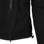 Куртка чоловіча Helikon-Tex Флісова демісезонна повсякденна M-T з 100% поліестеру сітчастою підкладкою стійка - комір еластичні манжети нагрудний кишеню з люверсом XXLЧорний - зображення 7