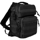 Тактический рюкзак однолямочный Mil-Tec Asault Black 9л 14059102 - изображение 3