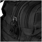 Тактический рюкзак однолямочный Mil-Tec Asault Black 9л 14059102 - изображение 8