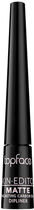 Eyeliner Topface Skin Editor Matte w pędzelku Carbon Black 2.5 ml (8681217240384) - obraz 1