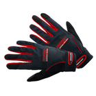 Перчатки комбинированные рабочие (размер XL) Toptul (hoz0009775) Черно-красный - изображение 1