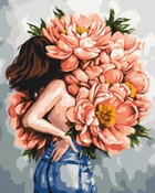 Картина по номерам "Пионы женственности © Mykhailyshyna Daria" Brushme 40x50 см (tvo0008465)