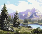 Картина за номерами "Прекрасні гори" Brushme 40x50 см (tvo0008094)