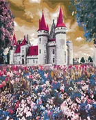 Картина за номерами "Замок у польових кольорах" Brushme 40x50 см (tvo0007924)