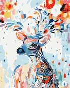 Картина по номерам "Красочный олень" Brushme 40x50 см (tvo0008605)