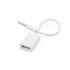 Переходник USB2.0 на Jack 3.5 Stereo 0,3м White