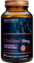 Харчова добавка Doctor Life Убіхінол коензим Q10 активна форма 50 мг 60 капсул (5906874819500) - зображення 1