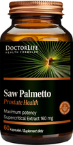 Харчова добавка Doctor Life Saw Palmetto екстракт плодів пальмети 160 мг 60 капсул (5906874819845) - зображення 1