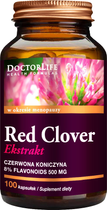 Suplement diety Doctor Life Red Clover Extract czerwona koniczyna 500 mg 100 kapsułek (5906874819975) - obraz 1