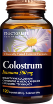 Suplement diety Doctor Life Colostrum Immunab bio-aktywne kolostrum 500 mg 120 kapsułek (5906874819425) - obraz 1