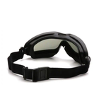 Тактические очки с уплотнителем Pyramex i-Force Slim Anti-Fog Черные защитные для стрельбы военные 0 - изображение 4