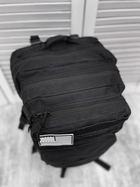 Тактический штурмовой рюкзак black U.S.A 45 LUX ml847 - изображение 6