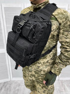 Тактическая сумка нагрудная 20л black (kar) - изображение 1