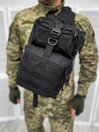 Тактическая сумка нагрудная 20л black (kar) - изображение 5