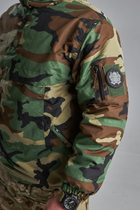 Куртка тактична Анорак Sturm Mil-Tec Combat Winter камуфляж вудланд Німеччина XL - зображення 3