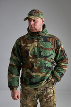 Куртка тактична Анорак Sturm Mil-Tec Combat Winter камуфляж вудланд Німеччина XL - зображення 7