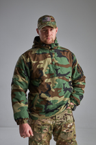 Куртка тактична Анорак Sturm Mil-Tec Combat Winter камуфляж вудланд Німеччина S - зображення 5