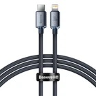 Дата кабель Baseus Crystal Shine Series Type-C to Lightning 20W (1.2m) (CAJY00020) Black