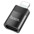 Переходник HOCO UA17 Lightning Male to Type-C Female USB2.0 (Черный) (135869)