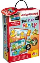Zestaw edukacyjny Lisciani Montessori Baby Box Play Family (8008324092727) - obraz 1