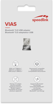 Adapter Speedlink VIAS Nano USB Bluetooth 5.0 Black (SL-167411-BK) - obraz 3