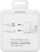 Мережевий зарядний пристрій+Kabel micro USB Samsung EP-TA20EWEU Білий (EP-TA20EWEUGWW) - зображення 5