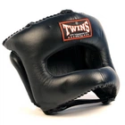 Шлем боксерский TWINS HGL9  с бампером кожаный 