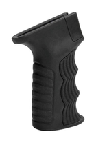 Пистолетная рукоятка DLG Tactical (DLG-098) для АК-47/74 (полимер) прорезиненная, черная - изображение 2