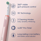 Набір електричних зубних щіток Oral-B Pro3 3900N Black CA + Pink CA (8006540760277) - зображення 4