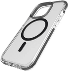 Панель Tech21 Evo Crystal MagSafe Cover для Apple iPhone 14 Pro Clear/Graphite Black (T21-9712) - зображення 3