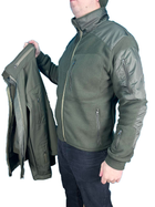 Куртка Soft Shell із фліс кофтою Олива Pancer Protection 50 - зображення 2