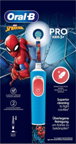 Електрична зубна щітка Oral-b Braun Vitality Pro Kids 3+ Spider-Man + Brush Head (8006540773659) - зображення 8