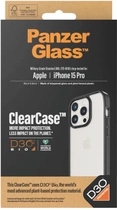 Etui PanzerGlass ClearCase with D3O do Apple iPhone 15 Pro Transparent/Black (5711724011771) - obraz 4