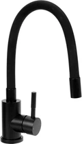 Смеситель кухонный FALA Black Flexible черный