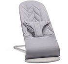 Шезлонг для немовлят BabyBjorn Bouncer BLISS Woven Petal Quilt Light Grey