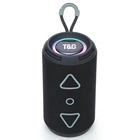 Портативна Bluetooth-колонка TG656 FM-радіо/USB/TF 8W з ремінцем black