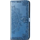 Кожаный чехол-книжка Epik Art Case с визитницей для Xiaomi Redmi 8a Синий