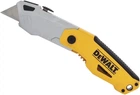 Нож складной с выдвижным трапециевидным лезвием DeWALT автоматическая блокировка, L=160мм, +3 лезвия DWHT10261-0