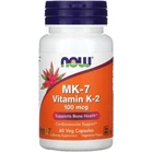 Биодобавка NOW MK-7 Vitamin K-2 Extra Strength 100 мкг 60 вег капсул