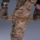 Штурмовые штаны UATAC GEN 5.2 с наколенниками и тактическим ремнем (L) мультикам (Multicam) STEPPE світлий - изображение 9